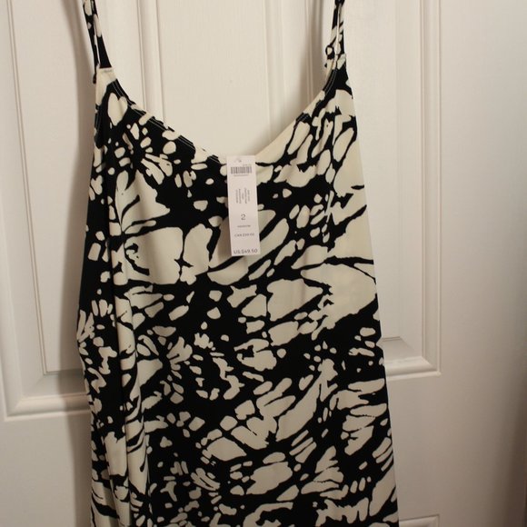 Chicos Easy Chic 4 pc Set Black and White NWT Reg $437.00 Jacket Dress Cami Pant - Picture 11 of 12